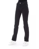Logoed Button Regular Jeans with Tricolor Insert W30 US Women