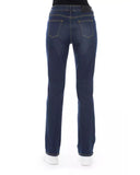 Logoed Button Regular Jeans with Tricolor Insert W31 US Women