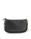 Women Leather Handbag  by V Italia VE1735-G - Dollaro Nero