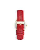 Gold Rhine Stone Fashion Watch with Pin Buckle One Size Women