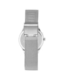 Silver Stainless Steel Mesh Fashion Watch One Size Women
