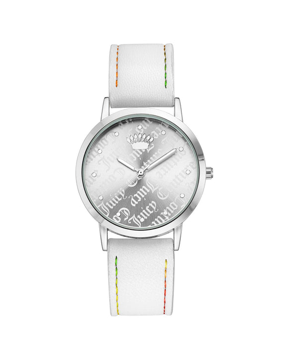 Silver Fashion Quartz Analog Watch with Pin Buckle Closure One Size Women