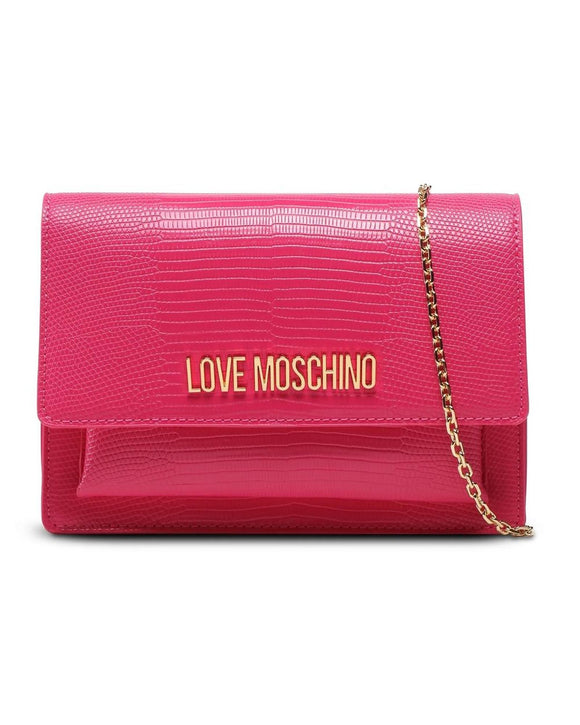 Love Moschino Women's Fuchsia Artificial Leather Crossbody Bag - One Size