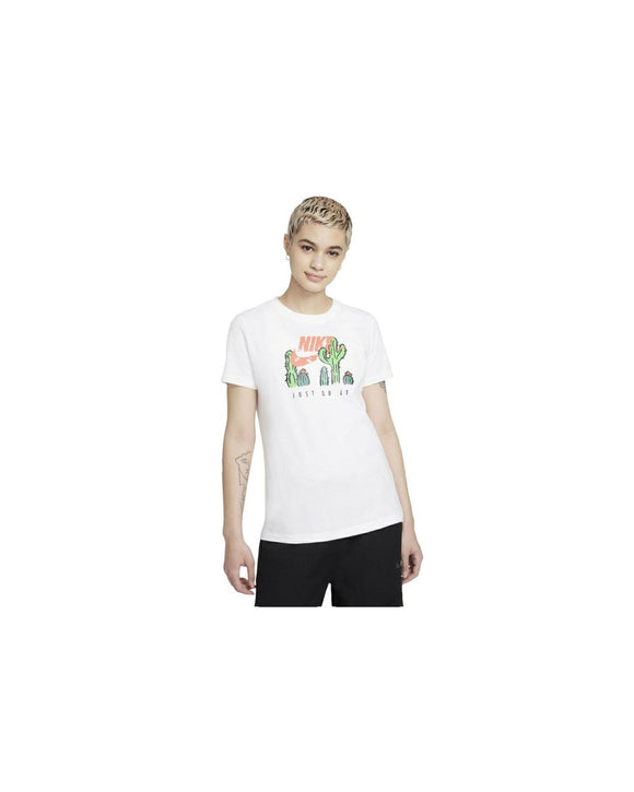 Printed Graphic Summer Tee for Women - L