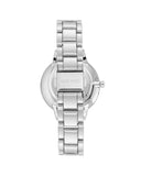 Silver Fashion Quartz Watch with Folding Clasp One Size Women