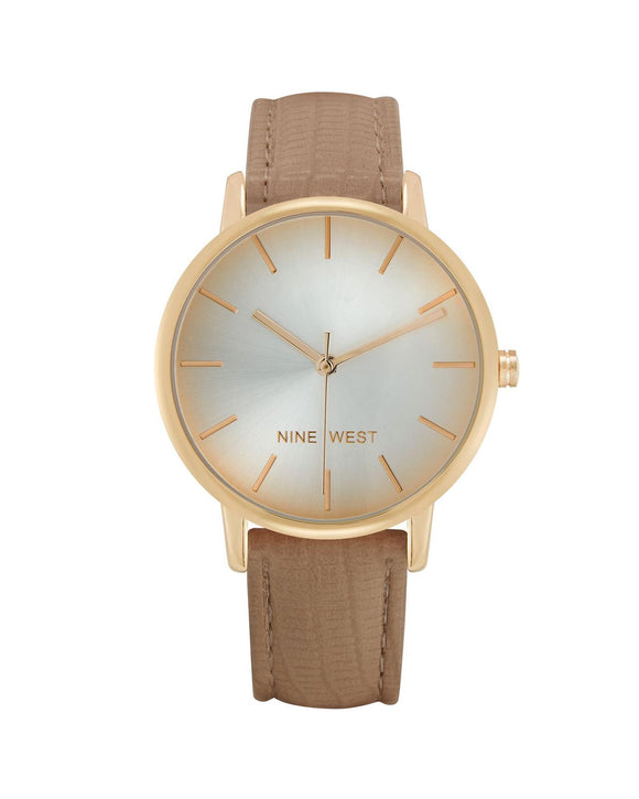 Gold Fashion Analog Quartz Watch with Pin Buckle Closure One Size Women