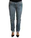 Folded Hem Denim Jeans with Logo Details by ACHT W25 US Women