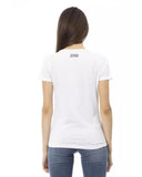 Short Sleeve T-shirt with Front Print S Women