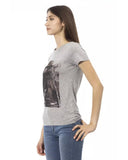 Short Sleeve T-shirt with Front Print XL Women