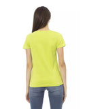 Short Sleeve T-shirt with Front Print M Women