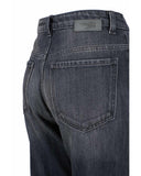 High-waisted Black Jeans with Zip Closure and Five Pockets W26 US Women