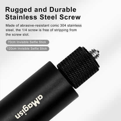 Universal Selfie Stick for Insta360 one x and Sport Cameras - 1.2m