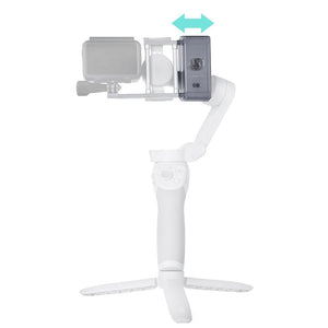 Aluminum Mount Plate Adapter for Dji Action / Gopro Hero9 / 8 Mobile 3 / Om4 Gimbal