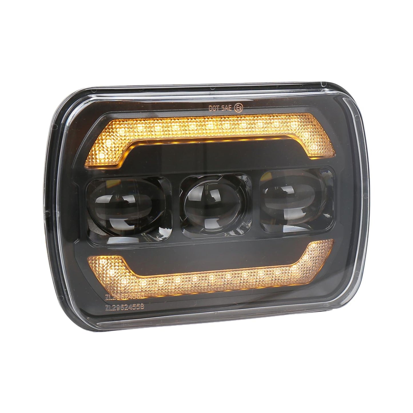 Vehicle Work Light 1 Pair 7 Inch Car Square
