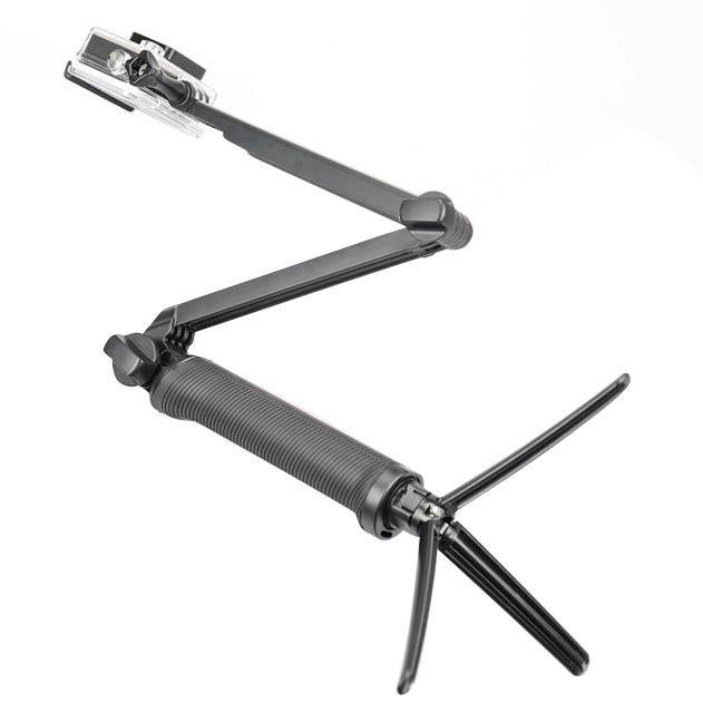 Extendable Monopod Tripod for Action Cameras - 3 Way Multi Function