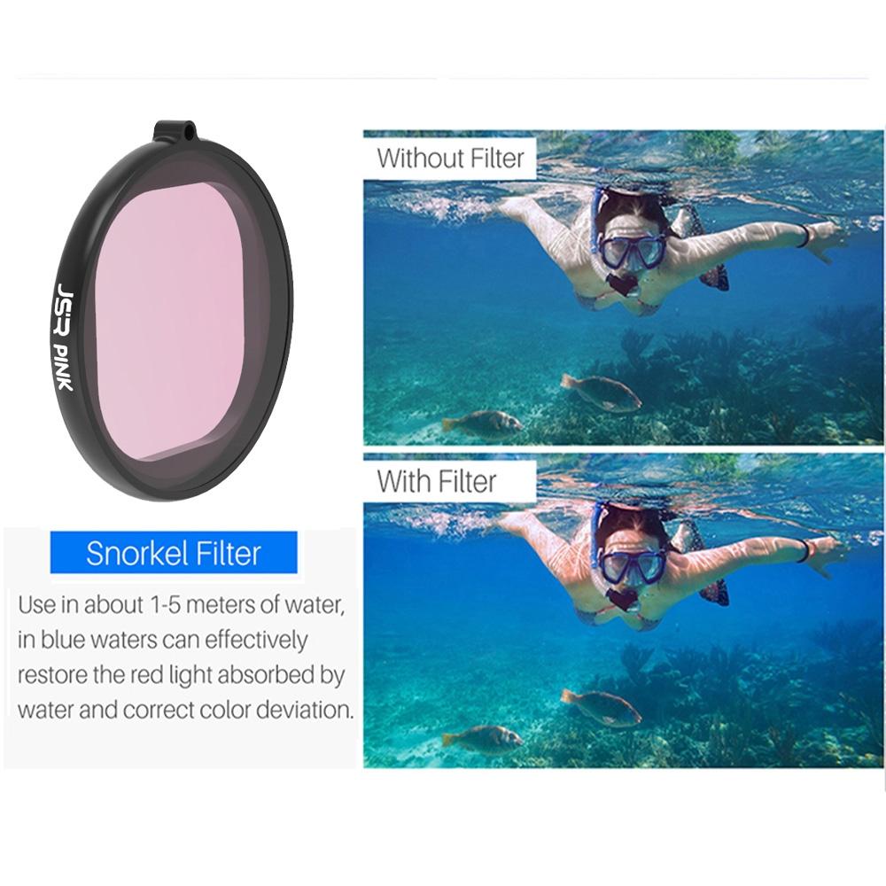 3-in-1 Round Diving Lens Filter for Gopro Hero8
