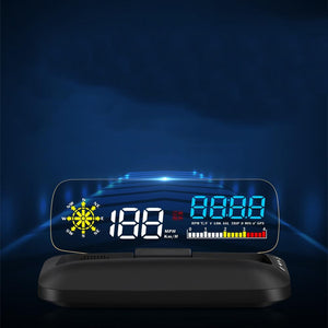 Car Hud Head Up Display Water Temperature / Vehicle Speed / Voltage