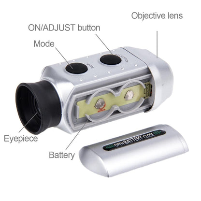 7x Digital Golf Telescope with Measuring Instrument and Padded Case