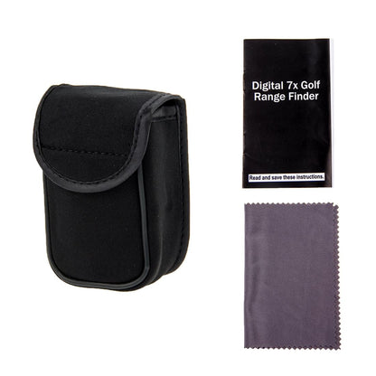 7x Digital Golf Telescope with Measuring Instrument and Padded Case