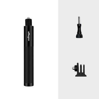 70cm Straight Pull Selfie Stick for Sports Cameras with 3 Jaw Screw - Single Rod