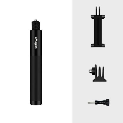 70cm Straight Pull Selfie Stick for Sports Cameras with 3 Jaw Screw - Single Rod