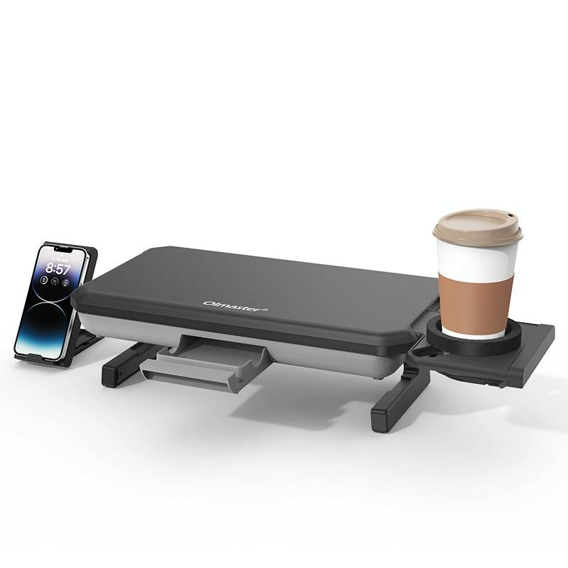 Adjustable Laptop Stand with Storage Drawer - Height Riser - Basic