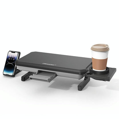 Adjustable Laptop Stand with Storage Drawer - Height Riser - Basic