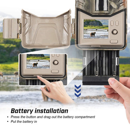 Trail Camera 20Mp 2K Night Vision And 4G Cellular