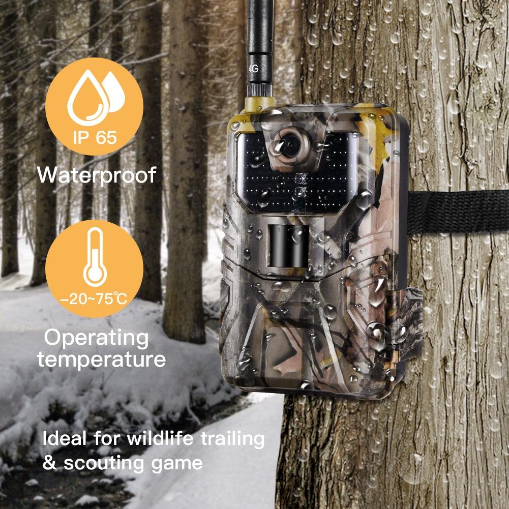 Trail Camera 20Mp 2K Night Vision And 4G Cellular