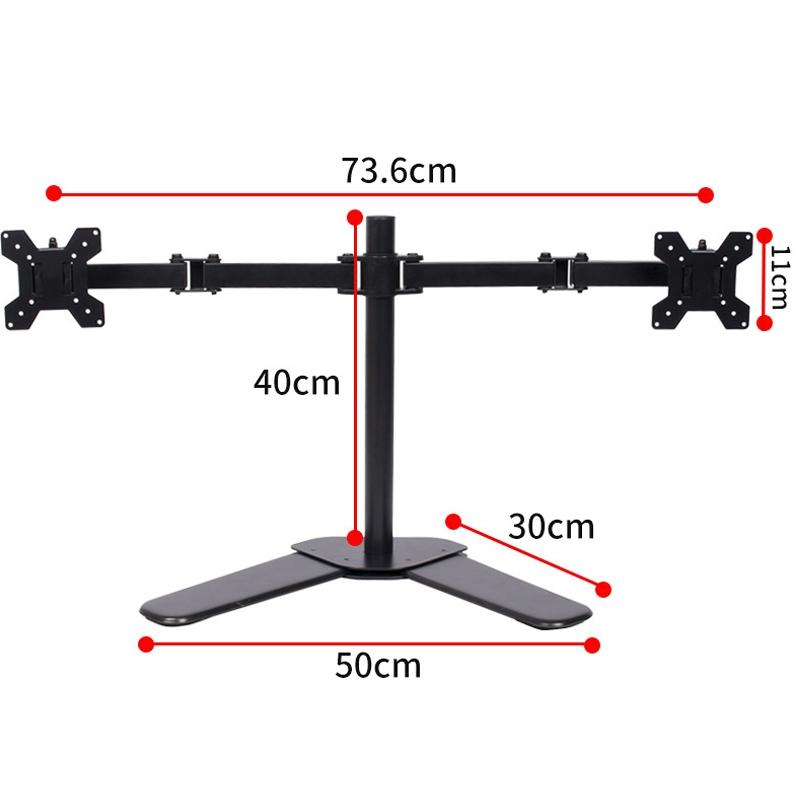 Adjustable Dual Monitor Stand for Desktop