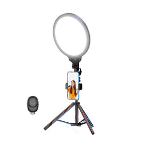 Full-screen 12.6 Selfie Ring Light Tripod Set - 210cm for Live Stream - 55Cm Bracket