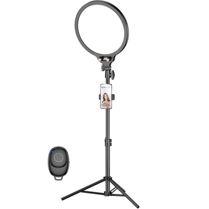 Full-screen 12.6 Selfie Ring Light Tripod Set - 210cm for Live Stream - 55Cm Bracket
