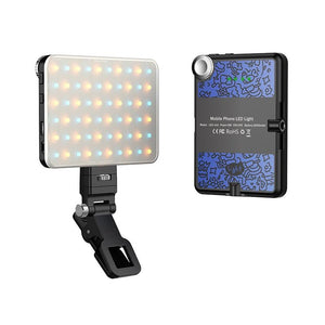 Rechargeable Clip Fill Light - 60 Leds 3 Light Modes Front & Back Clip a Type Blue - A Type Blue