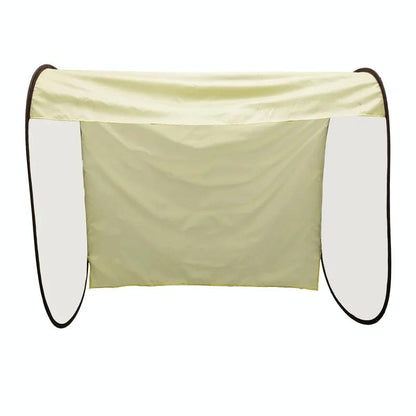 Beige Outdoor Clothes Drying Cover - Dustproof Rainproof Sun Protection - Beige