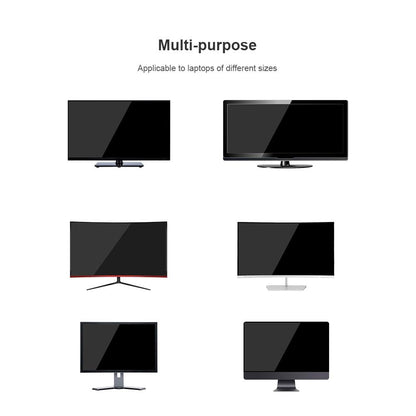 Black Adjustable Desk Stand for Laptop and Monitor - Eda0011511