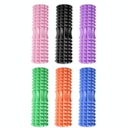 3 - In - 1 Hollow Foam Roller Set For Muscle Relaxation And Yoga 45Cm Black - Factory Direct Shop