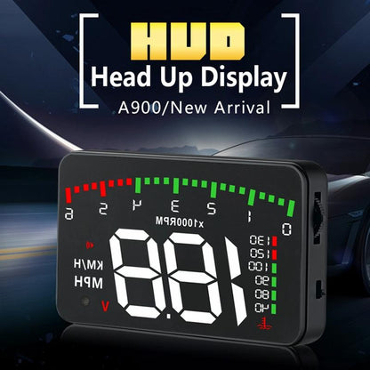 3.5 Inch Vehicle Head Up Display Car Speed Engine Revs Water Temp Voltage Mileage