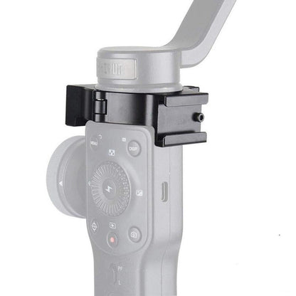 Microphone Mount for Smooth 4 Handle Gimbal Stabilizer - Hot Shoe Adapter Ring