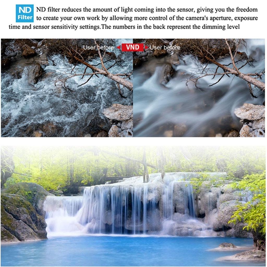 Adjustable Vnd 6-9 Stop Lens Filter for Dji Mavic 3 Drone