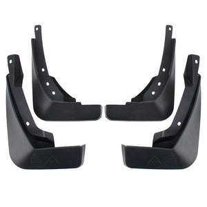 4 Pcs Car Auto Semi-Rigid Pvc Splash Flaps Fender Guard For Audi A4L 2016 Version