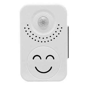 Entrance Voice Broadcaster - Small Horn Sensor For Doorbell Use - Battery Square