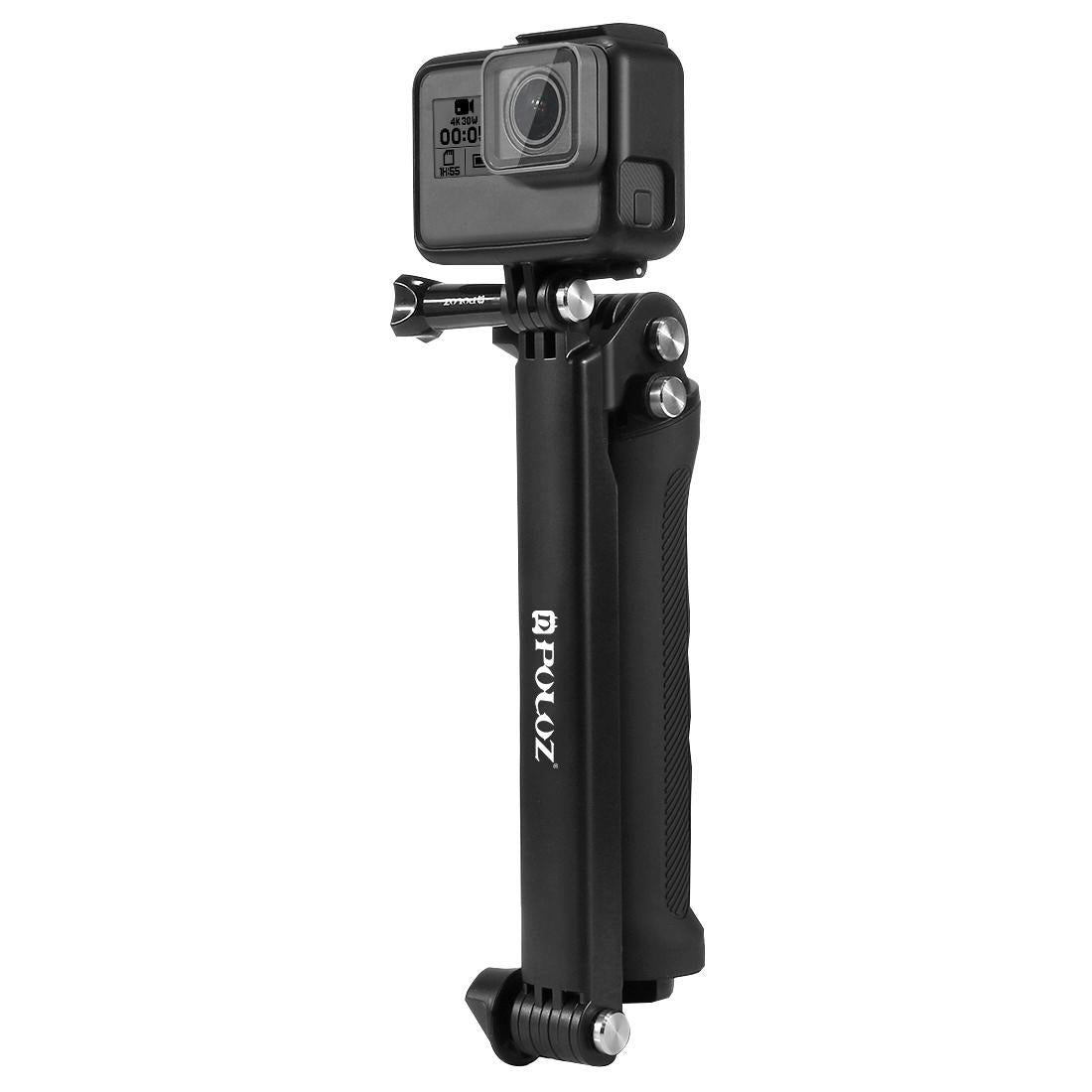 Foldable 3-way Tripod Selfie Stick for Action Cameras - 20-58cm Length