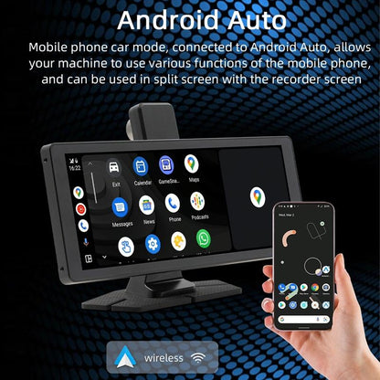 Portable Car Bluetooth Dvr Monitor - Supports Carplay / Android Auto - Display + Camera