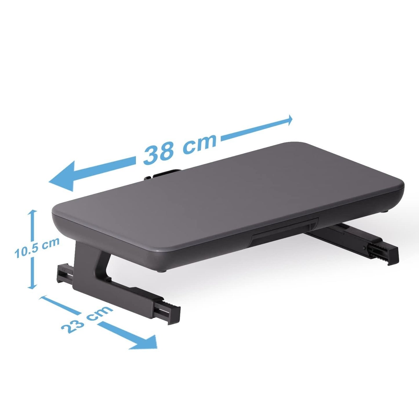 Adjustable Laptop Stand with Storage Drawer - Height Riser - Upgrade
