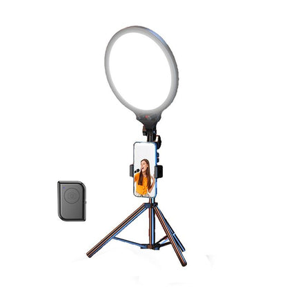 Full-screen Selfie Ring Light Tripod Set for Live Stream - 210cm Height - 55Cm Bracket With Remote Control