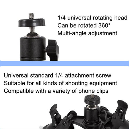 Universal Car Suction Cup Mount for Video Shooting