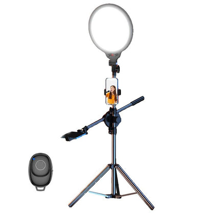 Full-screen 12.6 Selfie Ring Light Tripod Set - 210cm for Live Stream - 55Cm Overhead Shot