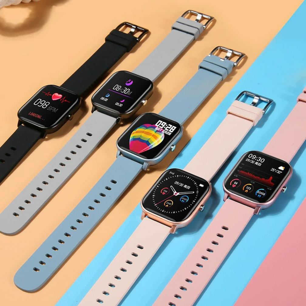 1.4 Inch Heart Rate & Blood Pressure Smart Watch Black