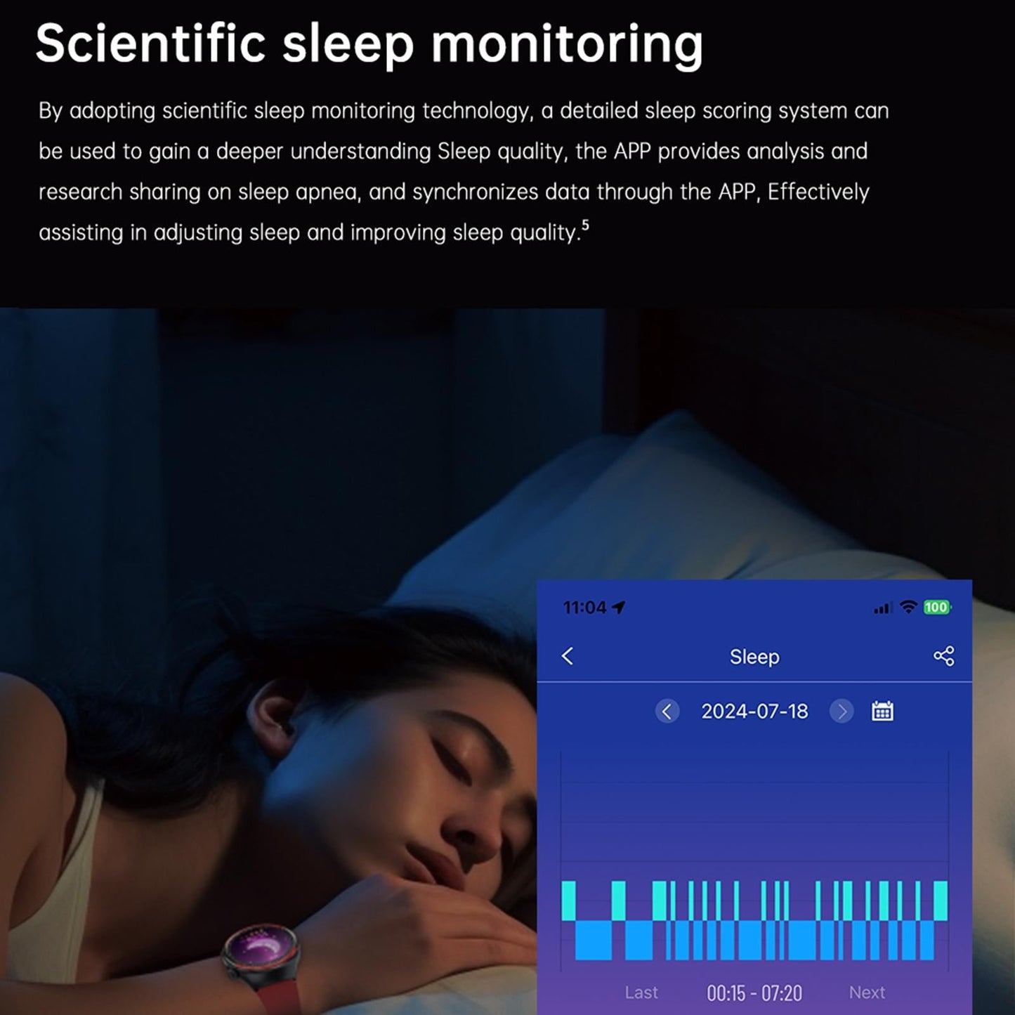 Smart Round Screen Watch With Bt Call And Health Tracking - Leather - Leather Brown