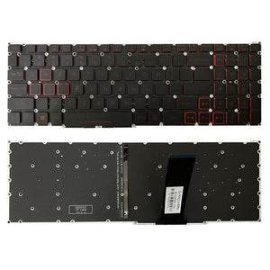 Red Backlit Laptop Keyboard - us Version - For Acer Nitro 5 An515-43